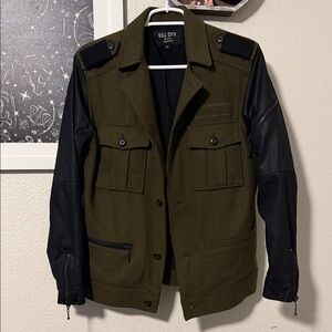 Kill City Women's Olive and Black Utility Jacket